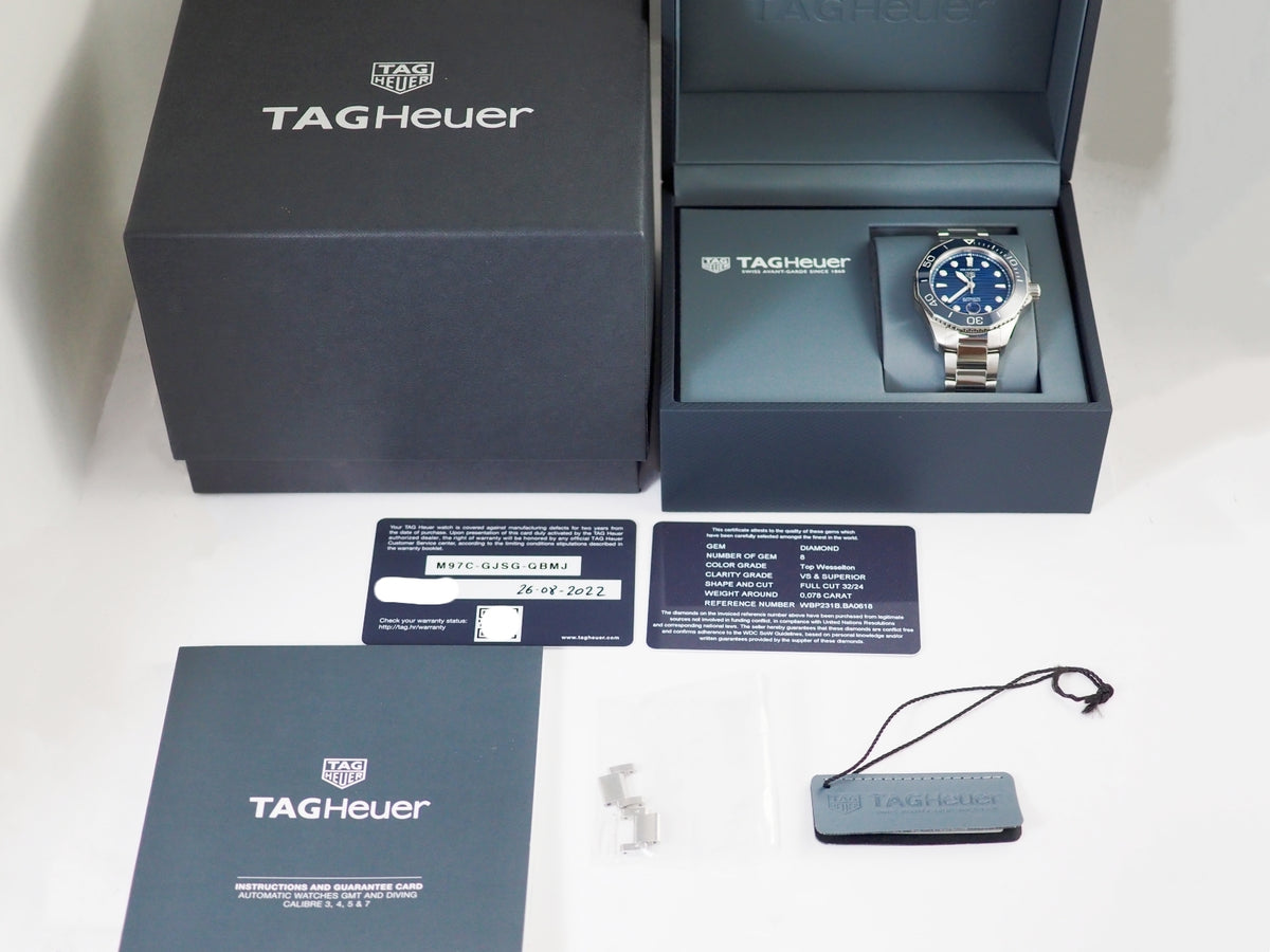 TAG Heuer Aquaracer Lady WBP231B Please read all DESCRIPTION before purchase【*Credit cards cannot be used for purchases from overseas.】