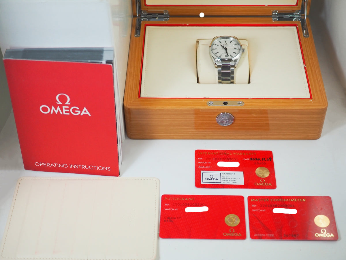 OMEGA Seamaster Aqua Terra 220.10.38.20.02.001 Full Links Please read all DESCRIPTION before purchase【*Credit cards cannot be used for purchases from overseas.】