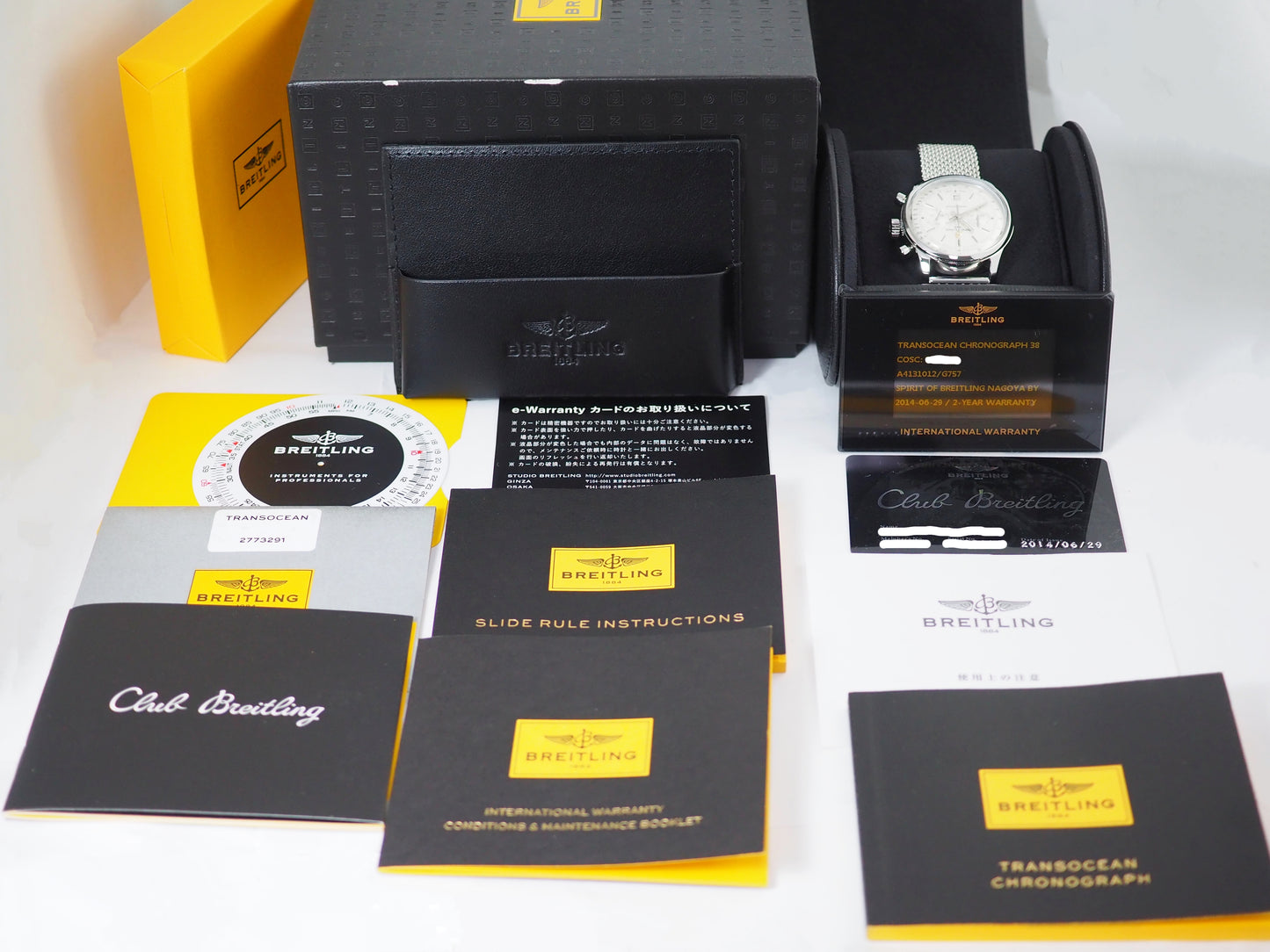 ブライトリング トランスオーシャン クロノグラフ 38 Transocean Chronograph 38 A41310 Please read all DESCRIPTION before purchase【*Credit cards cannot be used for purchases from overseas.】