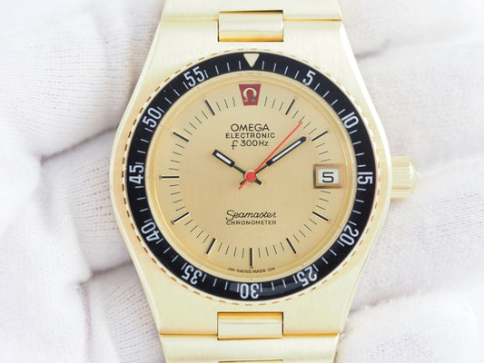 Omega Seamaster Serviced and polished by Omega Seamaster Electronic Chronometer 198.0005 Please read all DESCRIPTION before purchase [*Credit cards cannot be used for purchases from overseas.]