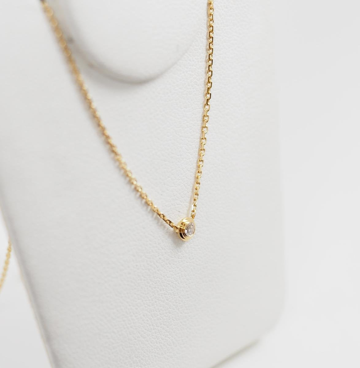 Cartier | Jewelry | 8k White Gold Damour Xs Necklace Like New | Poshmark