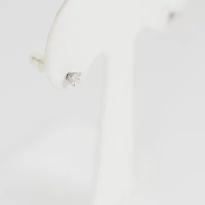 festaria フェスタリア K18WG Wish upon a star ダイヤモンド0.128ct×2 ピアス ジュエリーIDカード×2・ケース付