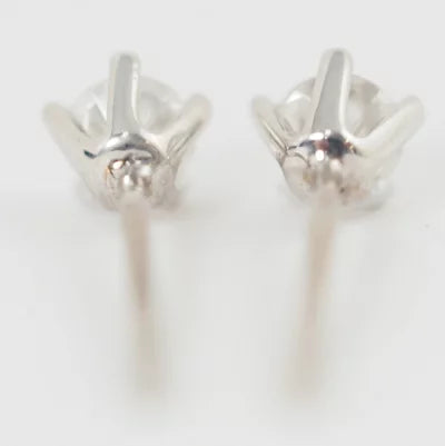 festaria フェスタリア K18WG Wish upon a star ダイヤモンド0.128ct×2 ピアス ジュエリーIDカード×2・ケース付